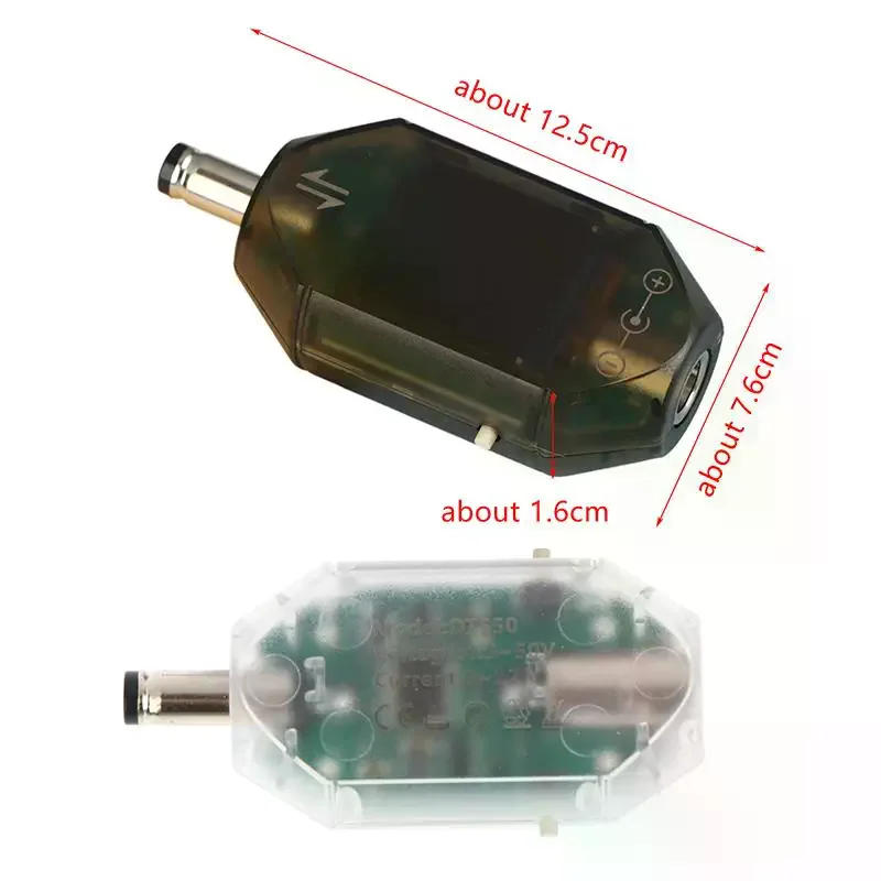 인기600W DC4.5-50V 최대 12A 고정밀 디지털 전압 전류 테스터 DC5.5x2.5 계측기 전력 용량 측정기 DT550