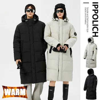 Winter Long Down Jacket Women 1