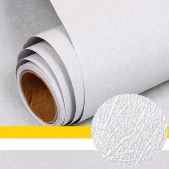 สีทึบ Self-Adhesive Macaron วอลเปเปอร์เฟอร์นิเจอร์ตู้สติกเกอร์ตกแต่งห้องนอนฟิล์มไวนิล DIY ห้องนั่งเล่นตกแต่งบ้าน 22