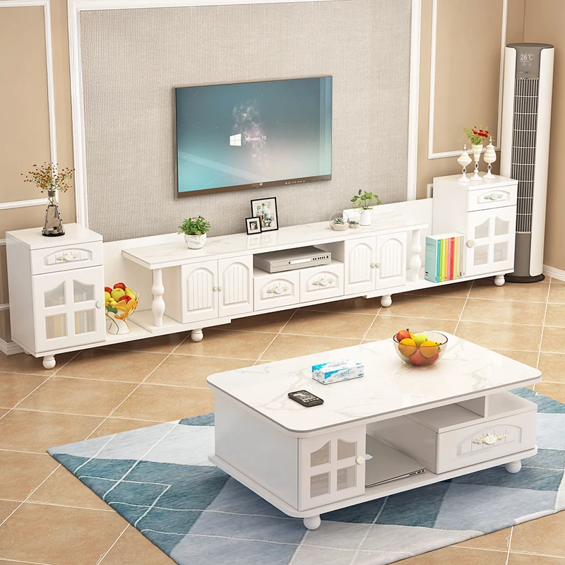 

Wooden Floor Nordic Tv Cabinets White Storage Modern Living Room Cabinet Home Drawer Szafka Pod Telewizor Furniture For Tv