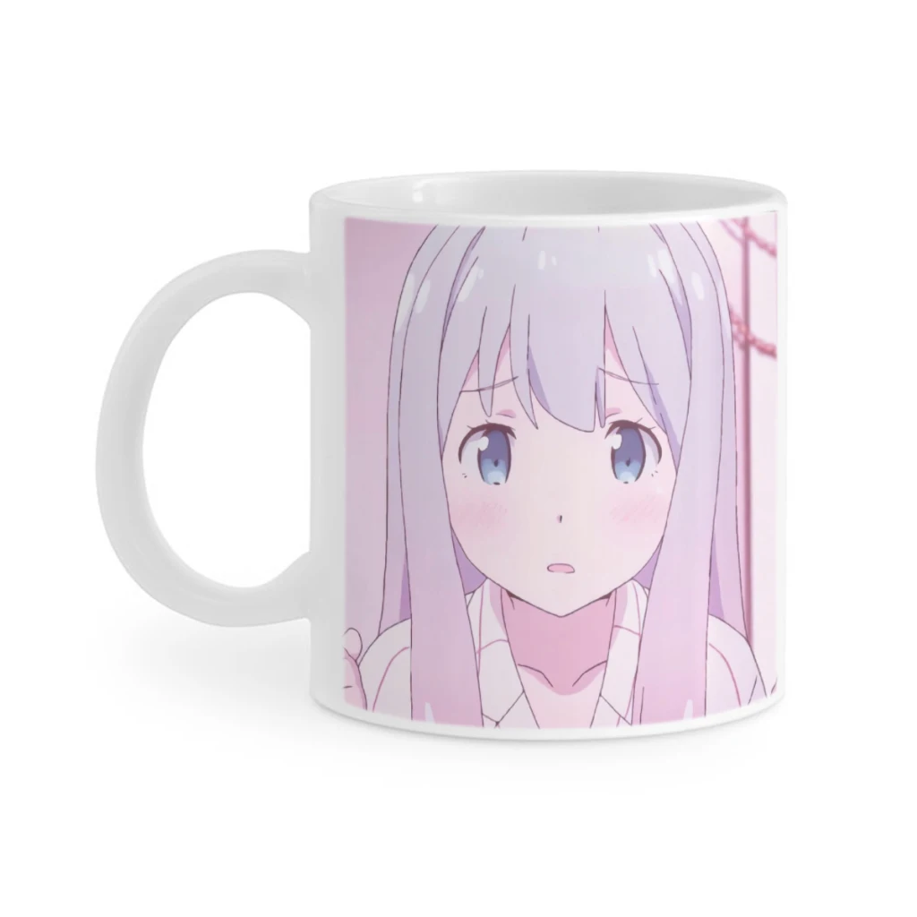 

Pink Anime Cartoon Girl Cute Ceramics Coffee Mugs Tea Cup Milk Cups Gifts Drinkware Coffeeware