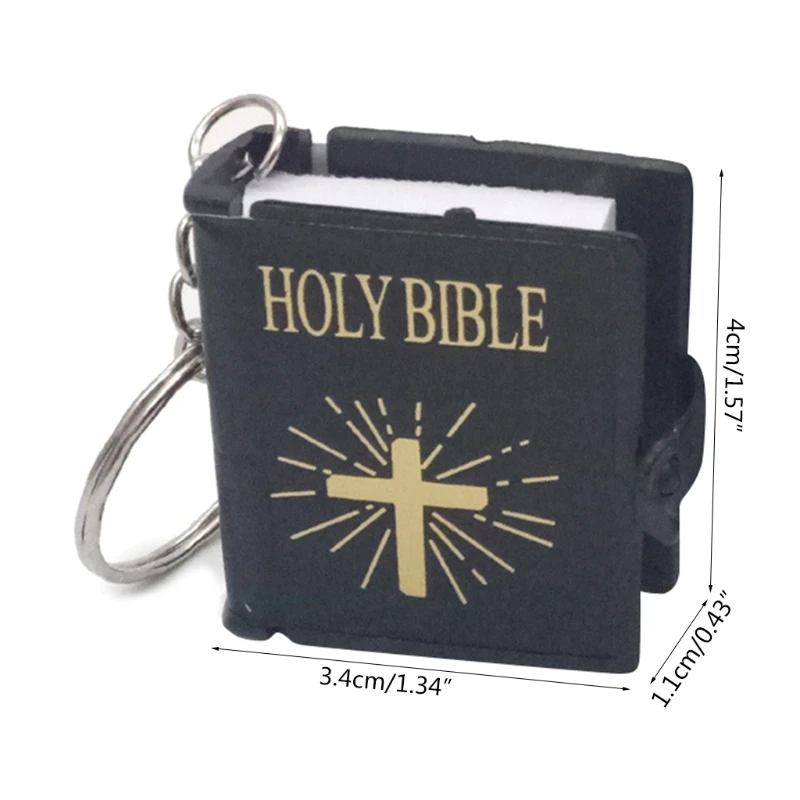 English Version Mini Religious Christian Keychain for Key Chain for Ke