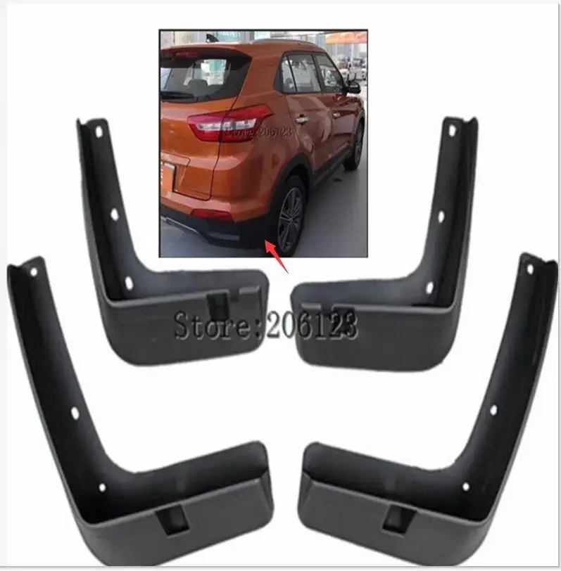 

Front Rear Molded Car Mud Flaps For Mitsubishi Outlander 2013 2014 2015 Mudflaps Splash Guards Mud Flap Mudguards Fender