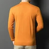 Men's pullover sweater with V-neck, business casual polo , keeping warm with wool . cashmere sweater.High-quality men's clothing 3
