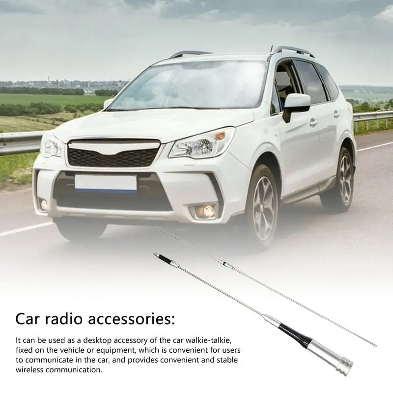 Dual Band Mobile Antenna SG7500 Double Section Antenna Topper Auto Antenna Replacement For Off-Road Vehicles FM Radio Antenna