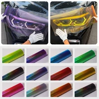 Car Motorcycle Vinyl Wrap Foil Laser Honeycomb Headlights Taillight Tint Film Modify color changing stickers Car styling 3
