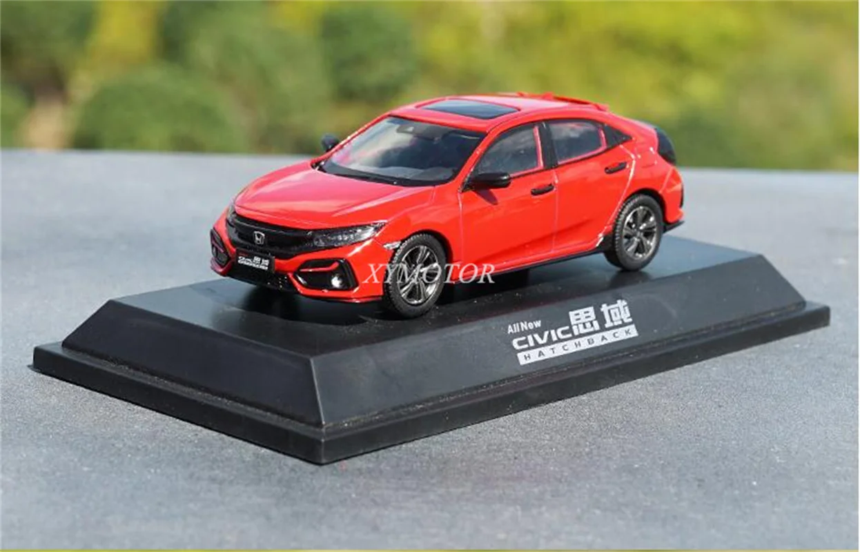 

1/43 для Honda CIVIC хэтчбек 2020 литая металлическая Модель автомобиля игрушки подарок черный/красный дисплей коллекционные украшения