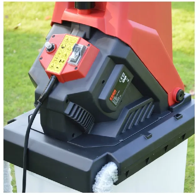 Electric Branch Shredder Garden Shredders High Power Tree Leaf Wood Branch Crusher Electric Pulverizer Garden Tool ES-S4002 4