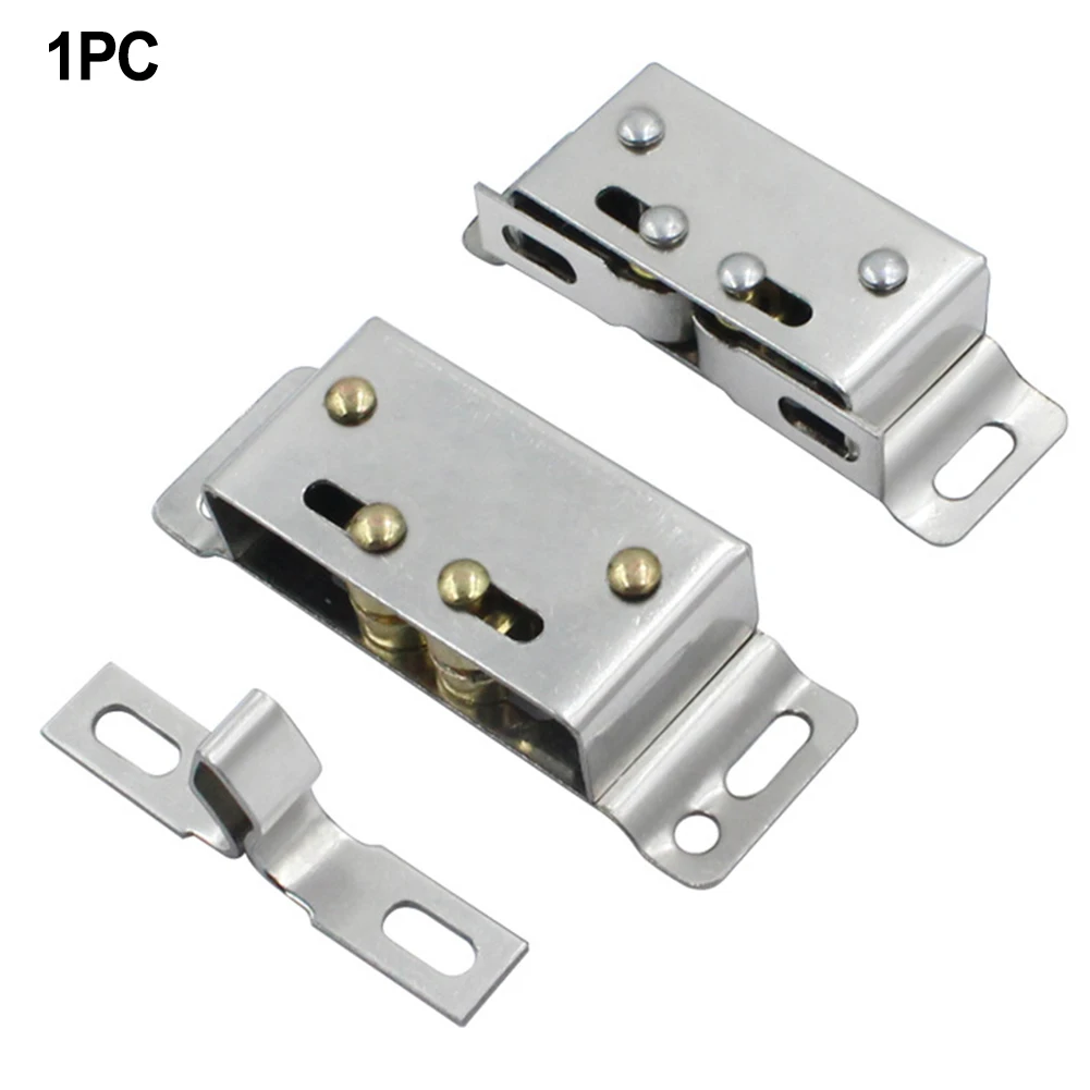 Magnetic Cabinet Latches Door Close Latch Silver Hardware