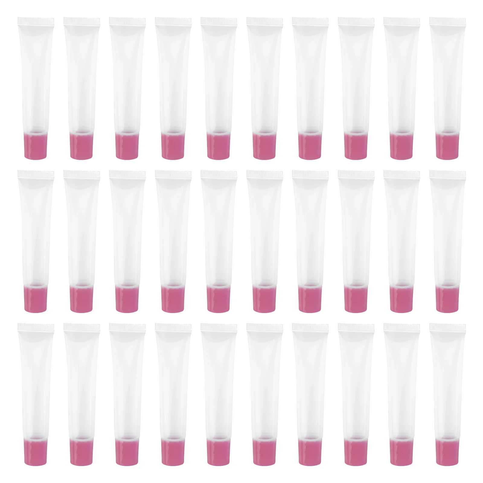 

50 Pcs Lip Gloss Glaze Tube Plastic Balm Container Squeeze Empty Bottle