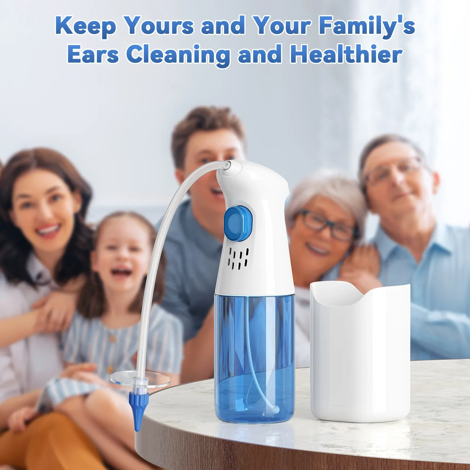 Ear Wax Removal, Ear Cleaner, Ear Cleaning Kit,Manual Ear Irrigation Flushing System, Ear Wax Removal Kit, Safe and Effective