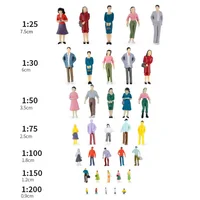 1:25-1:300 Architectural Sand Table  Material Scenery Little Man Simulation Character Colorful Model Figure Mini Man 1