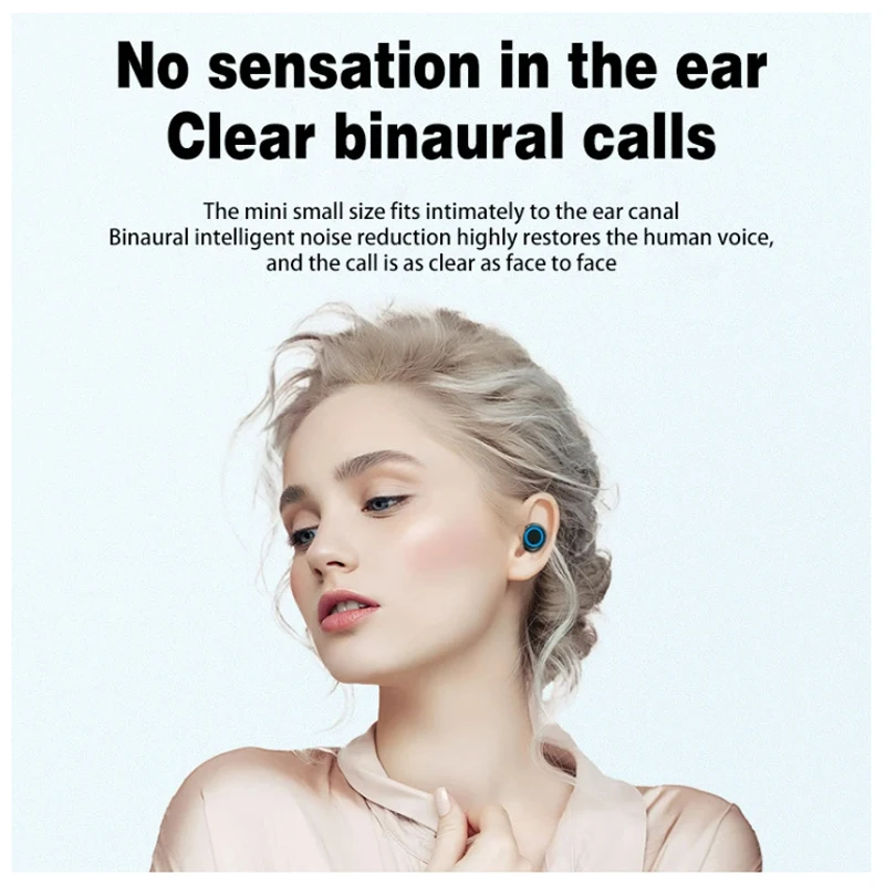 TWS Wireless Bluetooth Headphones, Earphones, Touch Control, Sports Earbuds, Microphone, Works on All Smartphones, Music Headset 6
