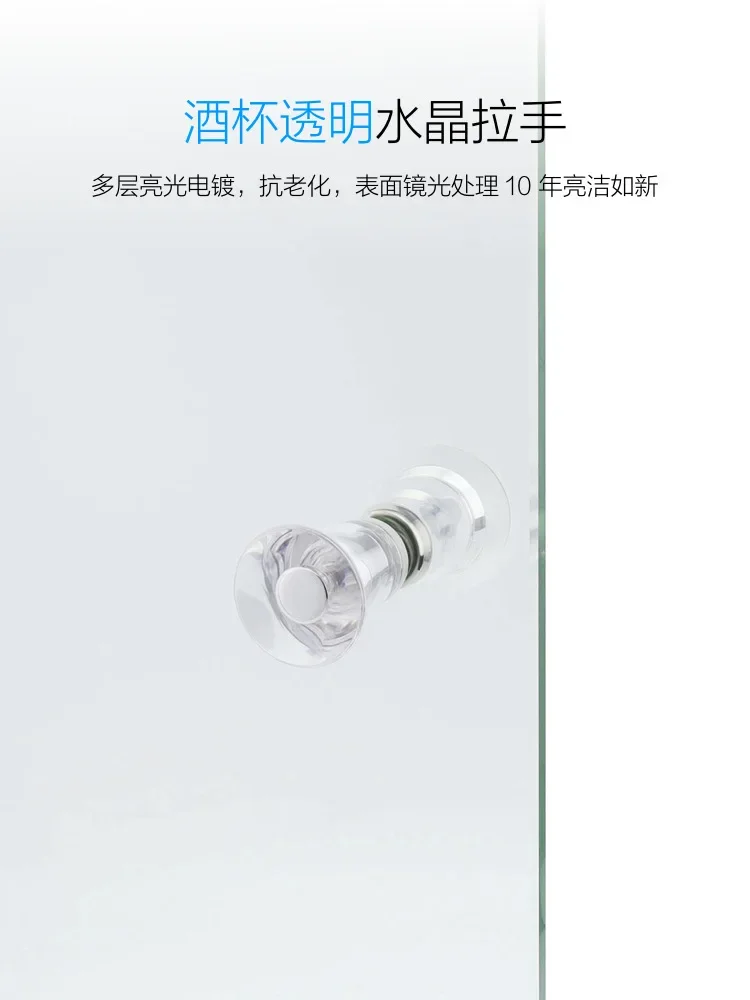 Description Picture 5 of itemPlastic transparent handle for shower room,Sliding door handle for shower room,Glass door handle