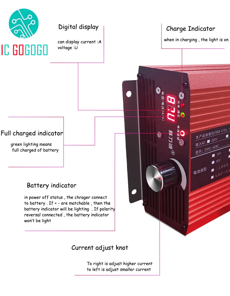 Chargeur réglable, 1-10 A, 54.6V, 58,V, 84V, 73V, 16S, 67.2V, 10A, 42V,  43.8V, 14S, 58.8V, 87.6V, 88.2V, 5A, 72V, 10A, 48V, 5A, 36V, 8A - AliExpress