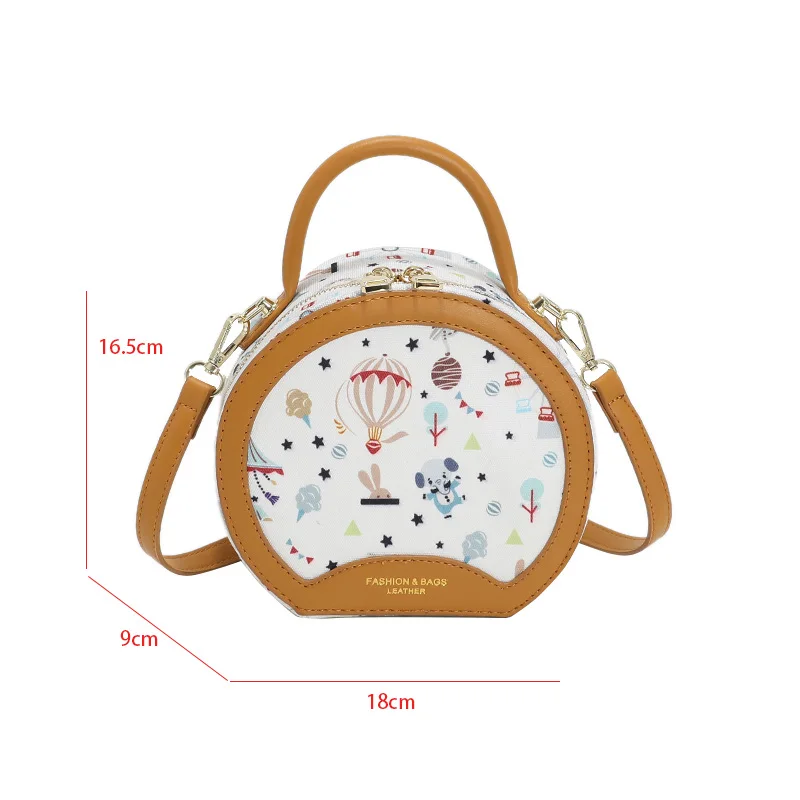 New Model Fashionable Handbags Shoulder Bags Crossbody Bags Top-handle Bags  Letter Printed Round Bags for Women tfb2011-1160 - AliExpress