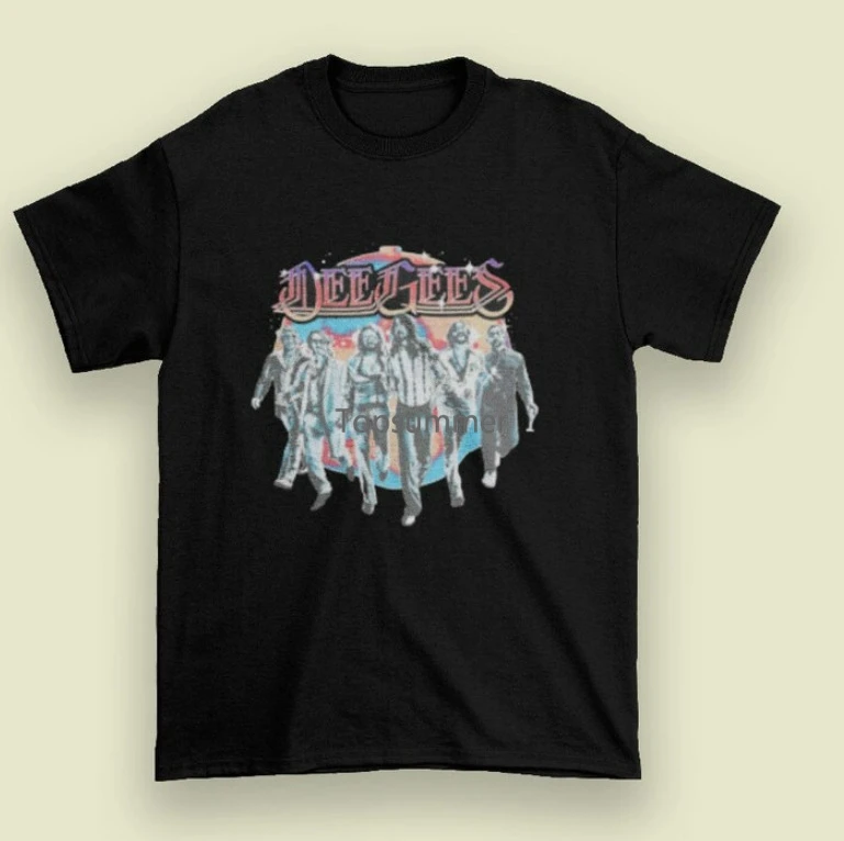 

Hot,!! Bee Gees T Shirt.. Black New Shirt - New Unisex New Shirt -Art