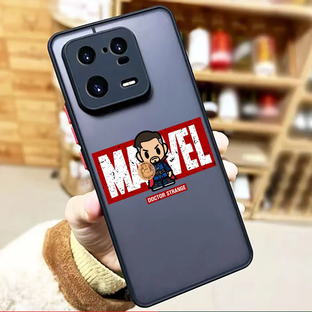 thumbnail image 1 of Funda mate para Xiaomi 13 12 12S 12T 11 11T 10 10T 10S 9 6X 5X PRO LITE 5G Funda Shell los guapos dibujos animados de Los Vengadores de Marvel, 1 of 5