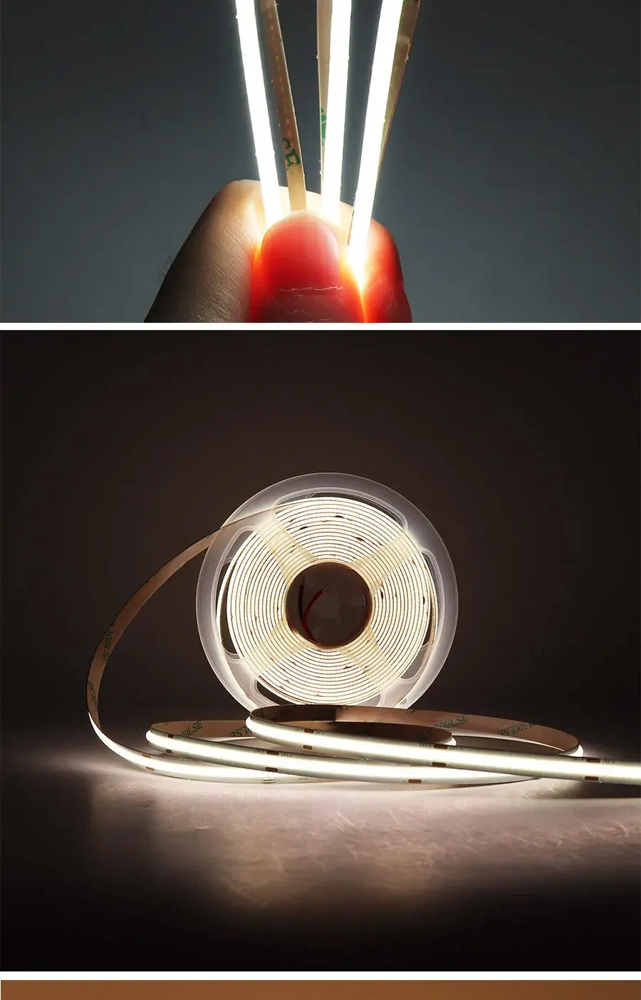5m 10m Flexible 12V 24V LED COB Strip Light Bar S5212c35e45964bba8f8c819deea5584aX