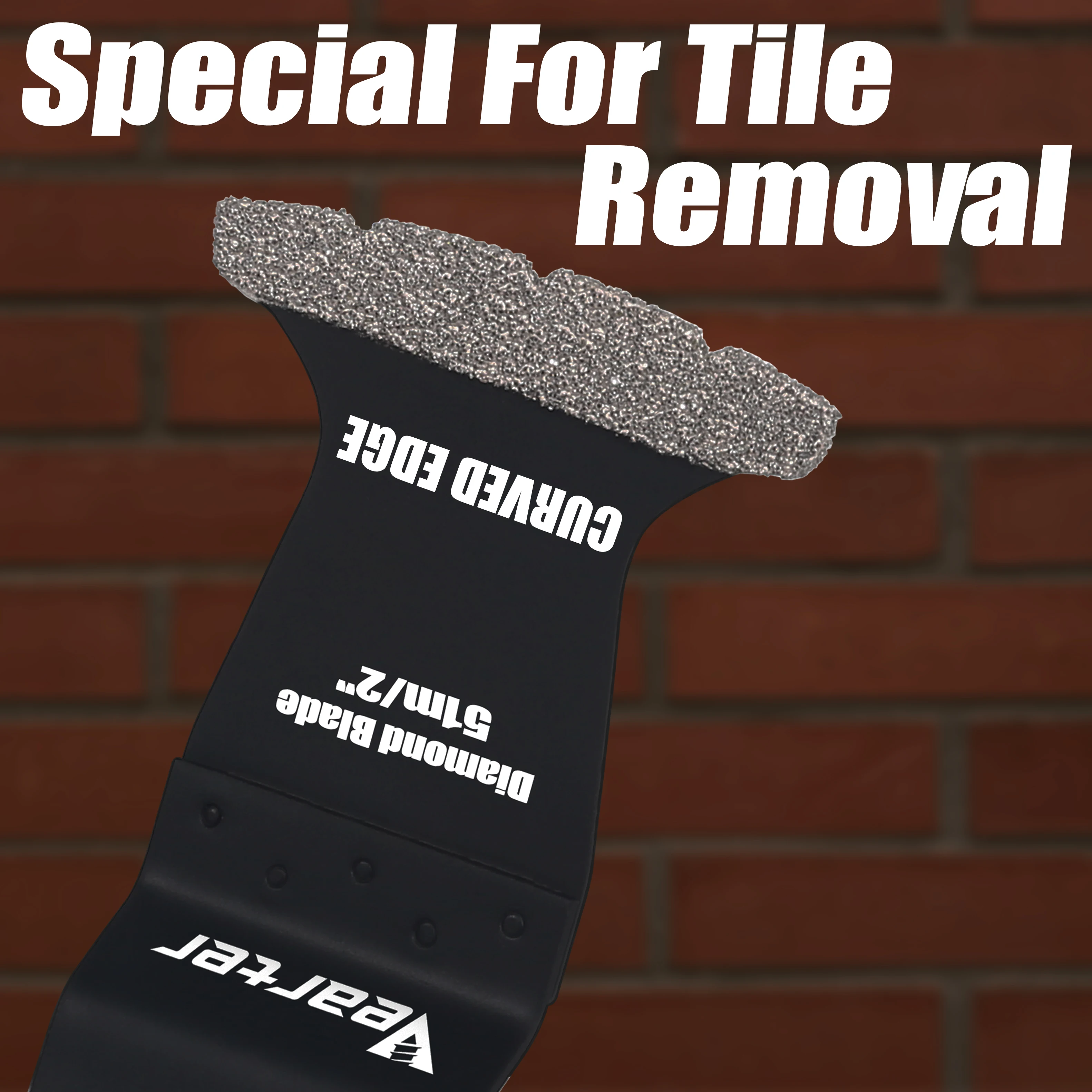 Oscillating Multi Tool Blade Verater 5Pack Swing Diamond Mortar Cutting Saw Precise For Grout Removal Air Brick Concrete