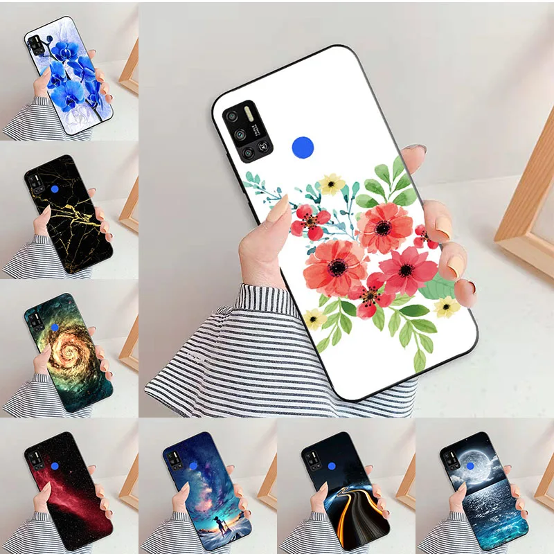 Moda Per Tecno Spark 5 Air Case Spark 6 Air Phone Cover Silicone Cute Bumper Per Tecno Spark5 Air Kd6A Spark6 Air Ke6J Coque
