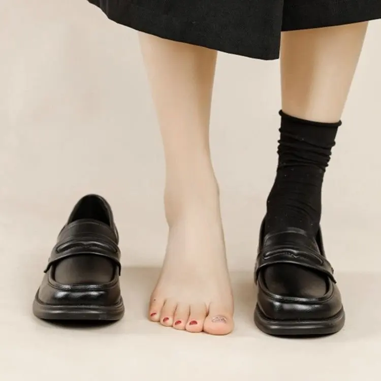 Women's Casual Loafers Slip On Leather Shoes Lightweight Walking Shoes Moccasins Classic Penny Loafer Flats Boat Shoes