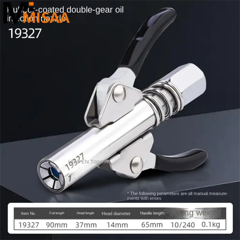 

Syringe Lubrication Nozzle 90x15mm Labor-saving Fast High Pressure Double Gear Car Tools Rease Injector Nipple Steel Gun Coupler