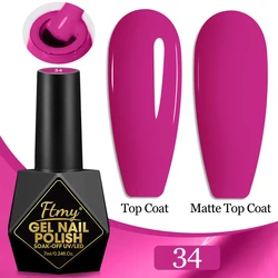 Color Gel Polish Set - Popular Series, 7ml, Vibrant Manicure Collection with Smooth Texture, UV LED Soak Off Semi - Permanent Nail Art (Rose Red)