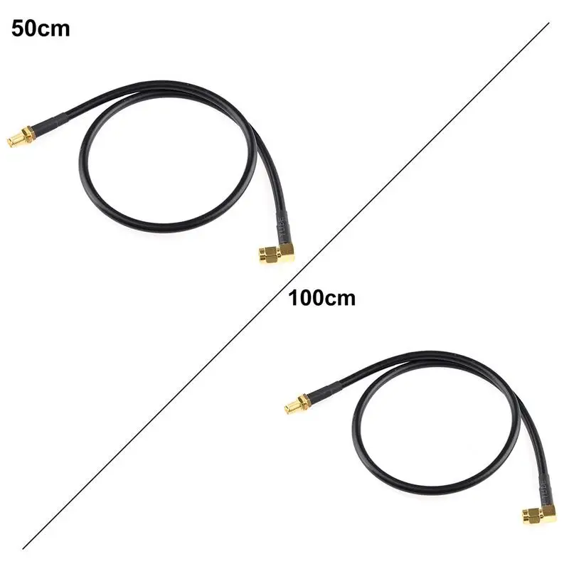 Cabo de Extensão Antena para Baofeng, Rádio Masculino-Feminino, Cabo coaxial para UV-5R, UV-9R, UV-82, Walkie Talkie, AR-148, AR-152, SMA, 50 cm, 100cm