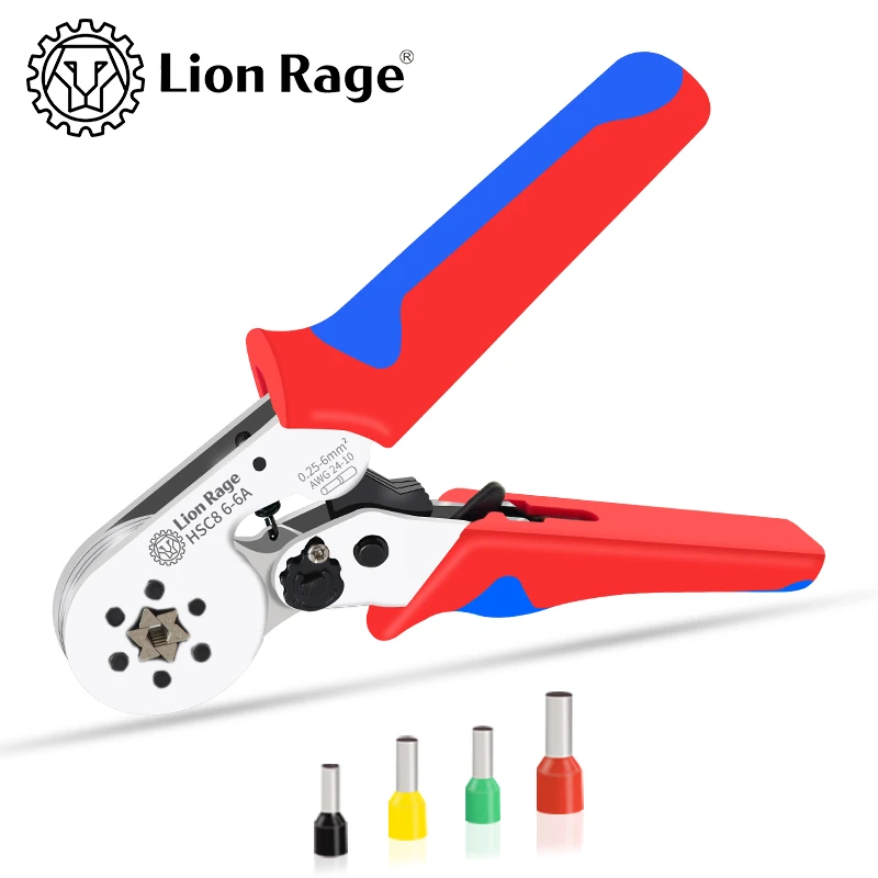 WireclampcrimpingtoolHSC86602560mmAWG2410HexagonFerrule