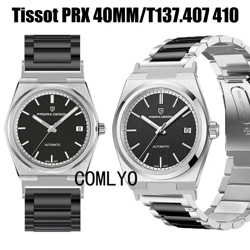 Per Tissot Prx 40Mm Prx T137.407 410 Cinturino Da Uomo Smartwatch Bracciale In Metallo Con Cinturino In Acciaio Inossidabile Cintura Di Lusso