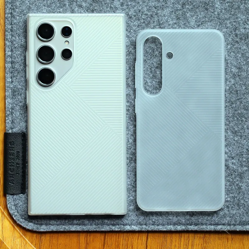 Ultra Slim Matte Hard Back Case with Anti-Fingerprint Frosted Stripe Cover