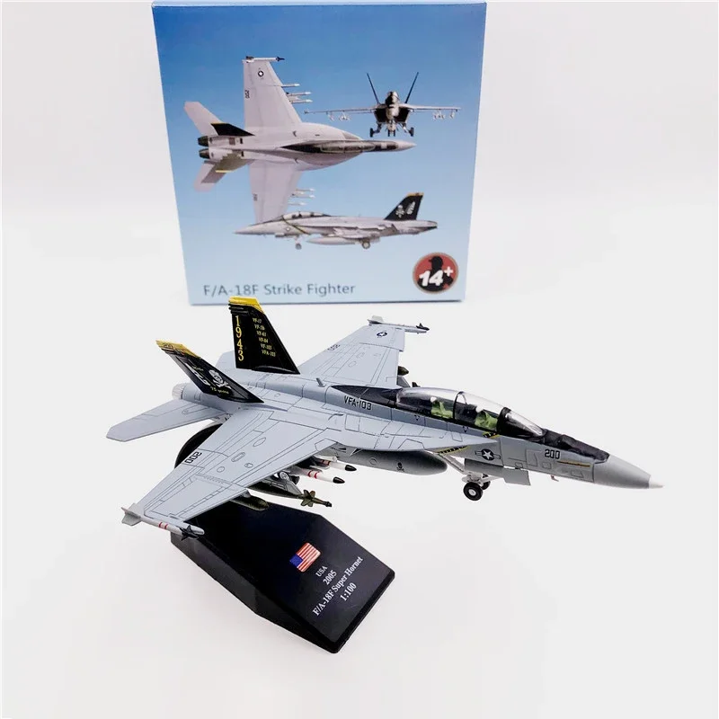 Diecast Metal 1:100 Scale F/A-18F F-18 F18 Super Hornet USAF