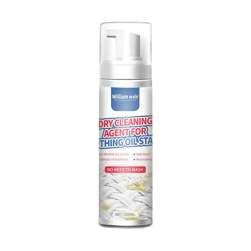 

Oil Stain Remover For Clothes Dry Stain Decontamination Fabric Care For Clothing Dry Cleaning Agent Dust Wash Free Cleaner