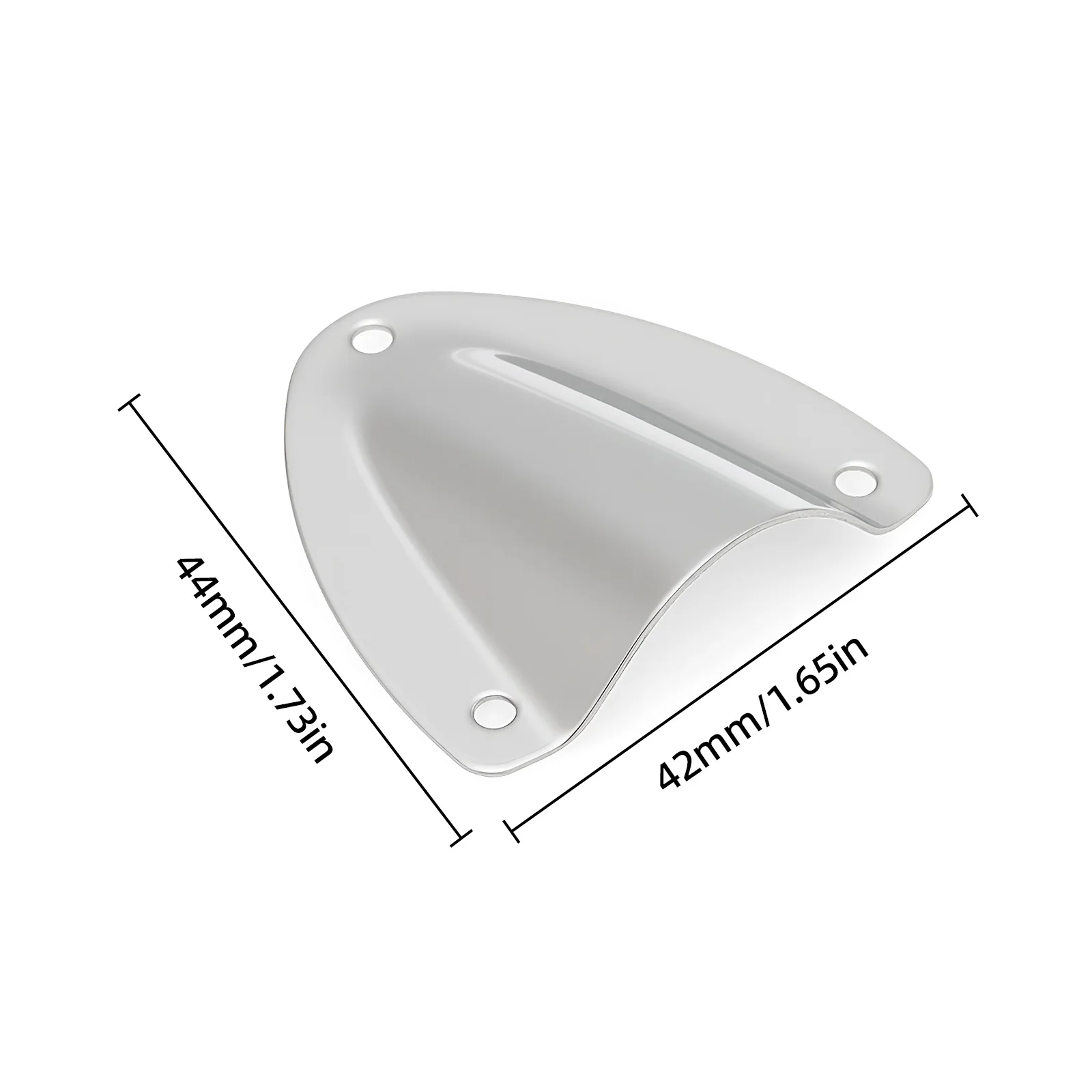 Stainless Steel Marine Clamshell Cover - UV-Proof Vent Accessory
