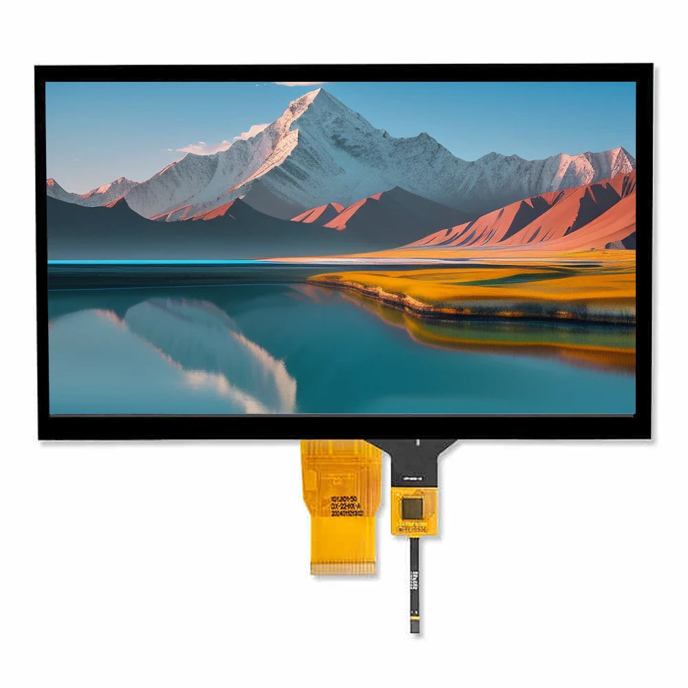 10,1-Zoll-TFT-Bildschirmmodule Kapazitiver Touch-Vollansicht-Seriellbildschirm 1024 * 600 RGB24BIT IPS – Detail 1