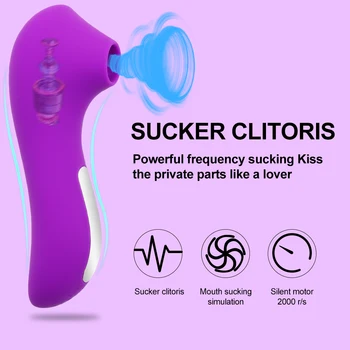 Clitoris Sucker Vagina Sucking Vibrator Female Clit Vacuum Stimulator Nipple Sex Toys for Women Adults 18 Masturbator Products 3