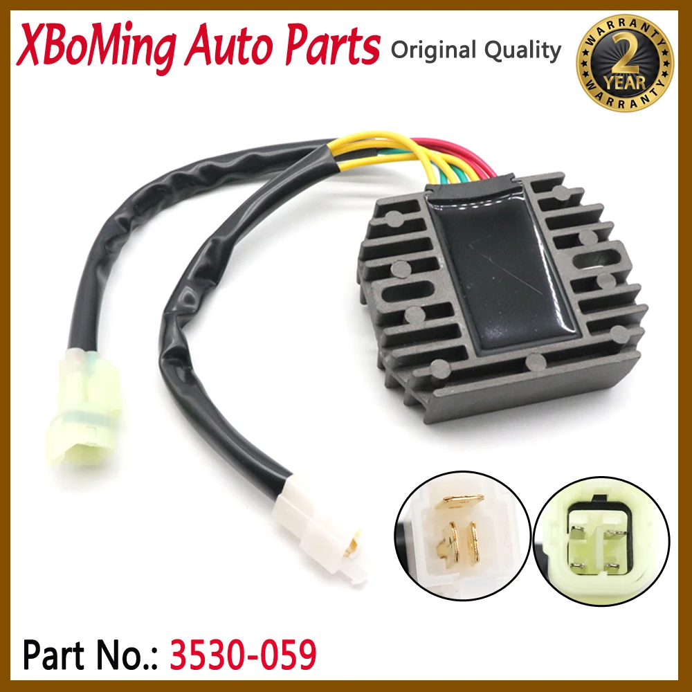 

3530-059 Fit For Arctic Cat 375 400 500 ATV 2000-2008 For Piaggio Trackmaster 400 500 Motorcycle Voltage Regulator Rectifier