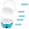 Egg Cooker,14 Egg Capacity Electric Egg Cooker Perfect Hard Boiled Egg Makerfor Hard Boiled Eggs,Steaming Shelf for  Vegetables 5