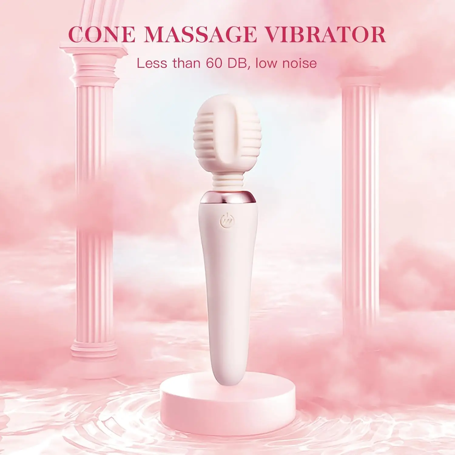 Powerful Silent Magic Wand Vibrator For Clitoral Stimulation_voghion.com