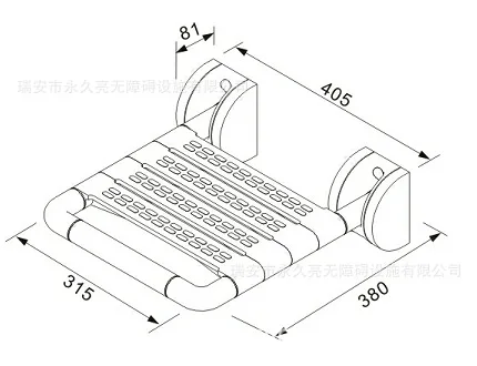 Foldable Shower Seat Wall Mounted Anti Skid Accessible Bathing Stool Bath Stool Reinforce Bath Chair for Bathroom Shower Elderly