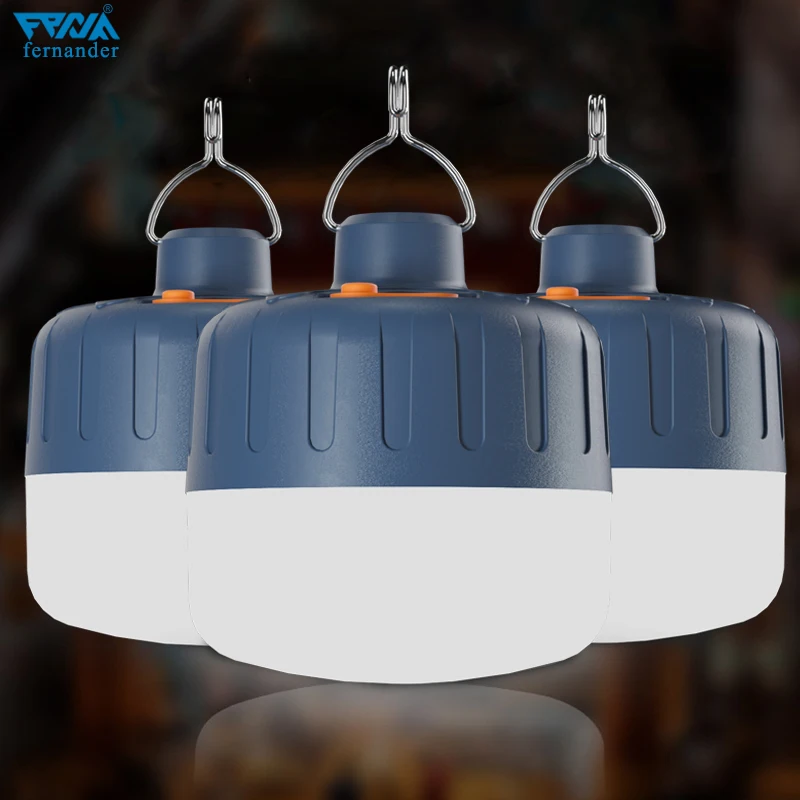 

Portable LED Rechargeable Magnet Emergency Light Outdoor Camping Tent Home Summer Camp Fishing Lighting Portable Light Bulb