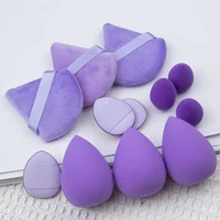12Pcs Cosmetic Puff Makeup Sponge Blender Beauty Egg Foundation Sponges Powder Puff Spa Headband Wristband Make Up Accessories 8