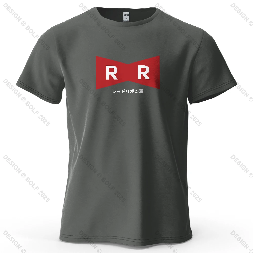 Red Ribbon Army Oversized Unisex Anime Graphic T-Shirt - 100% Cotton Casual Streetwear