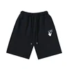 OW Palm OFF Three-dimensional Printed Heavy Cotton Quarter Pants Men's and Women's Fashion Casual Loose Sports Shorts 2