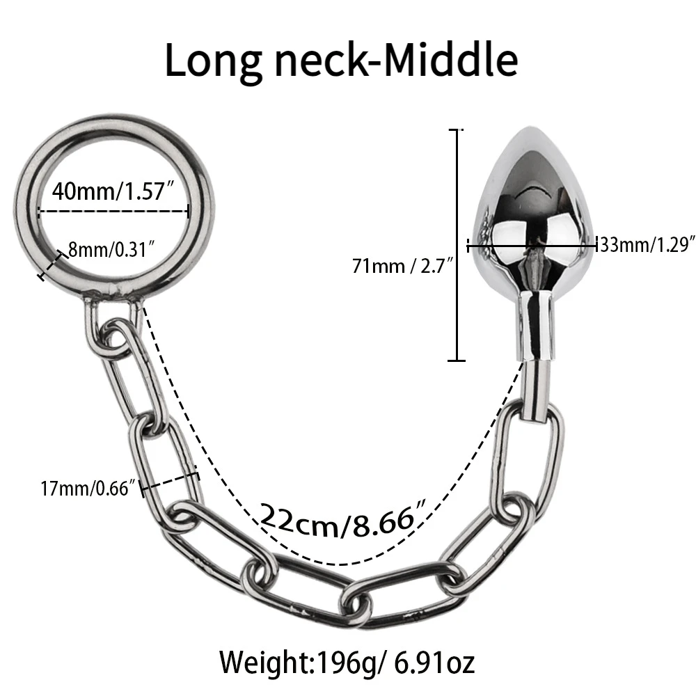 anal plug with chain Butt Plugs: Anal Plug & Trainer Kits main image 1