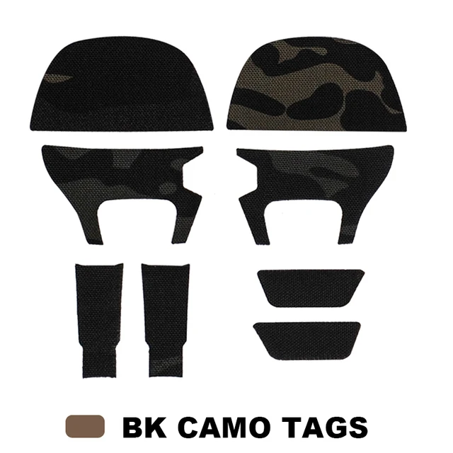 AMP Camo Black Tags