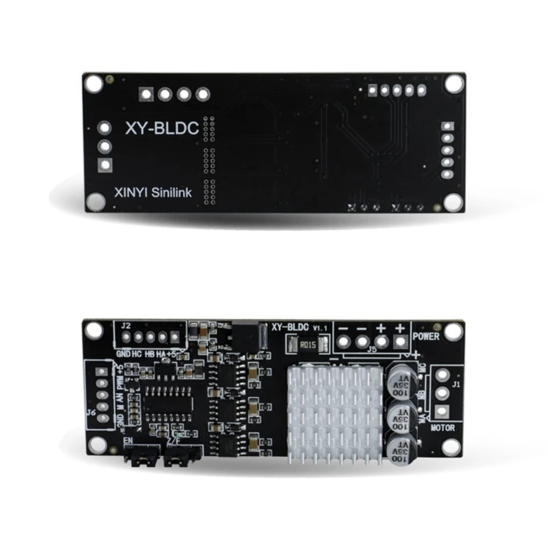 

Трехфазный бесщеточный контроллер двигателя постоянного тока, PWM плата драйвера управления двигателем холла, 4x200 Вт BLDC