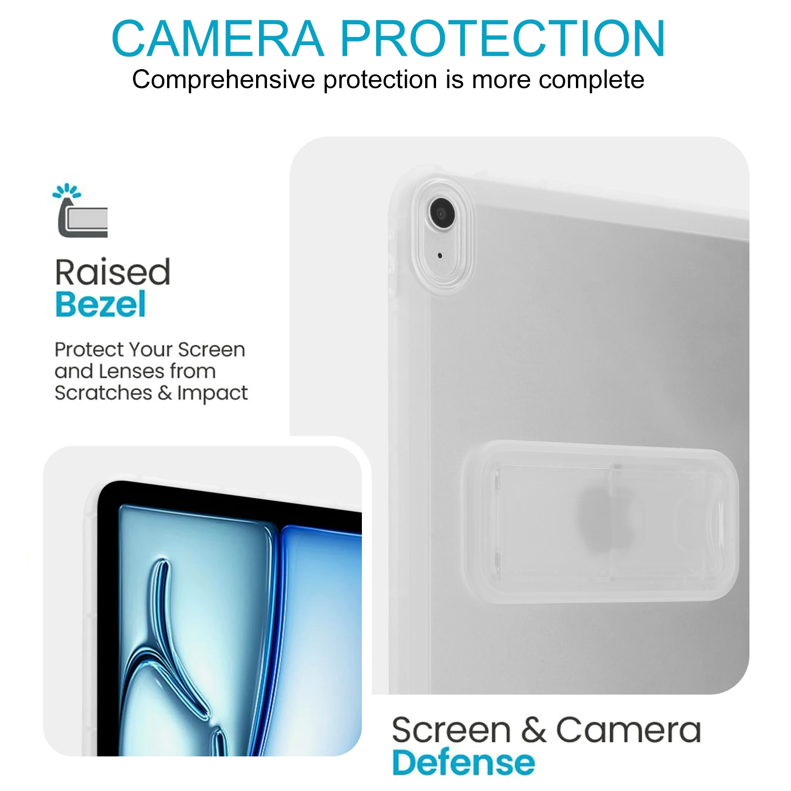 Universal Protective Back Cover Case with Built-in Stand