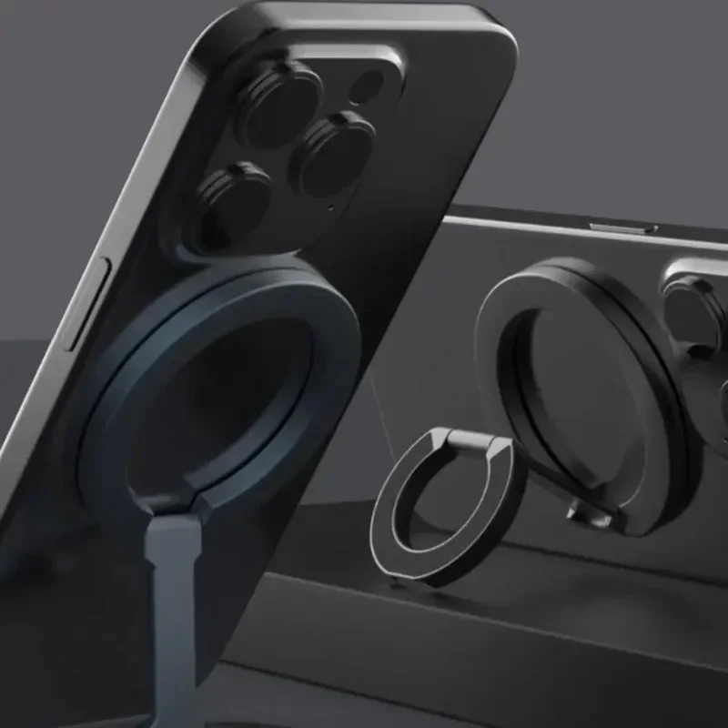 For MagSafe Double-sided Magnetic Phone Holder Metal Desktop Holder  Adjustable 360° Rotation Mobile Phone Stand for IPhone 16